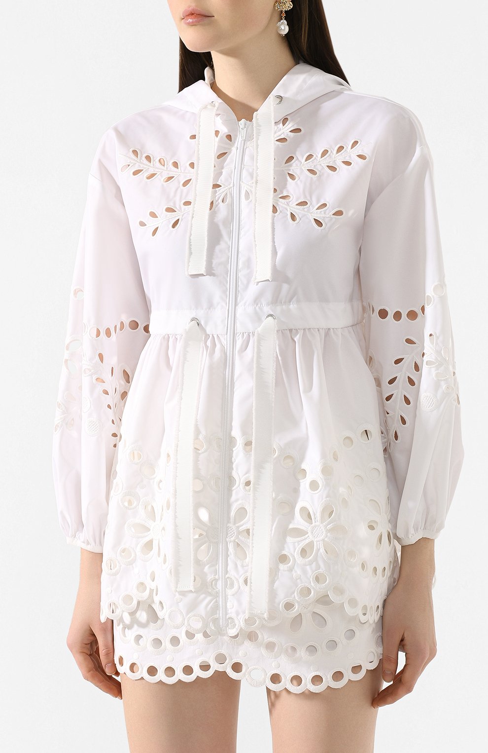 Куртка REDVALENTINO белого цвета по цене 68150 руб., арт. TR0CI00Y/51K, фото 3 Куртка REDVALENTINO, арт. TR0CI00Y/51K, фото 3