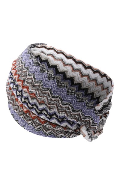 Повязка на голову из вискозы и хлопка MISSONI, арт. FCFLVMDA560, фото 2