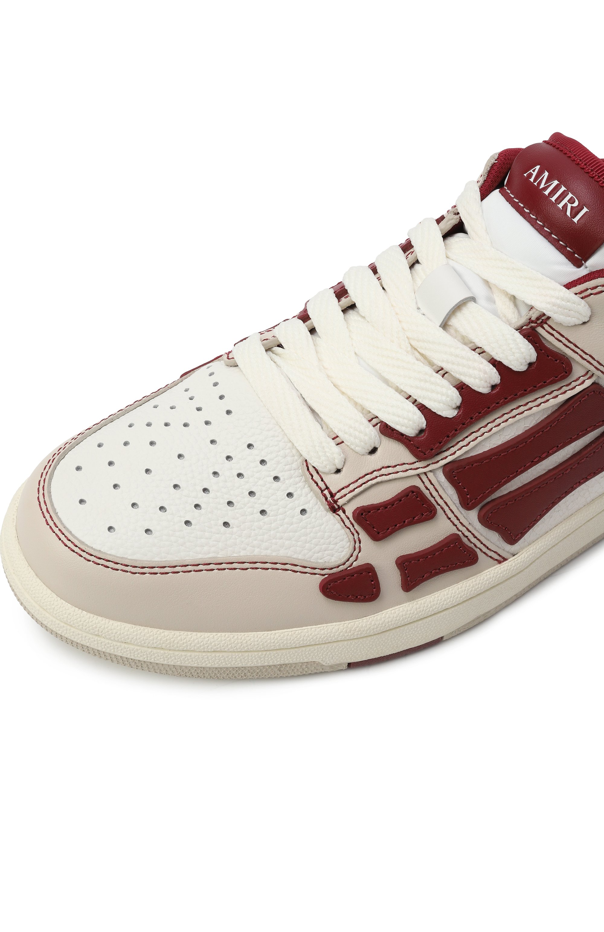 Кожаные кеды varsity skel top AMIRI, арт. AMF0SR1077, фото 7