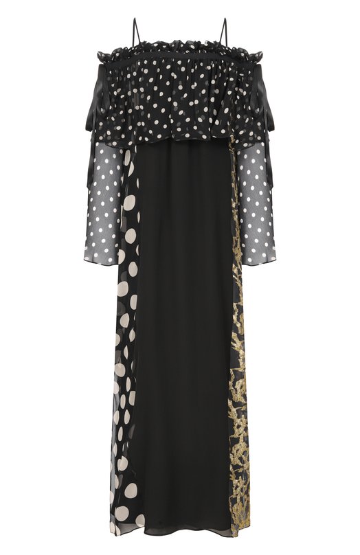 Шелковое платье Nina Ricci 26PCR0069/SE1409 Чёрный 26PCR0069/SE1409