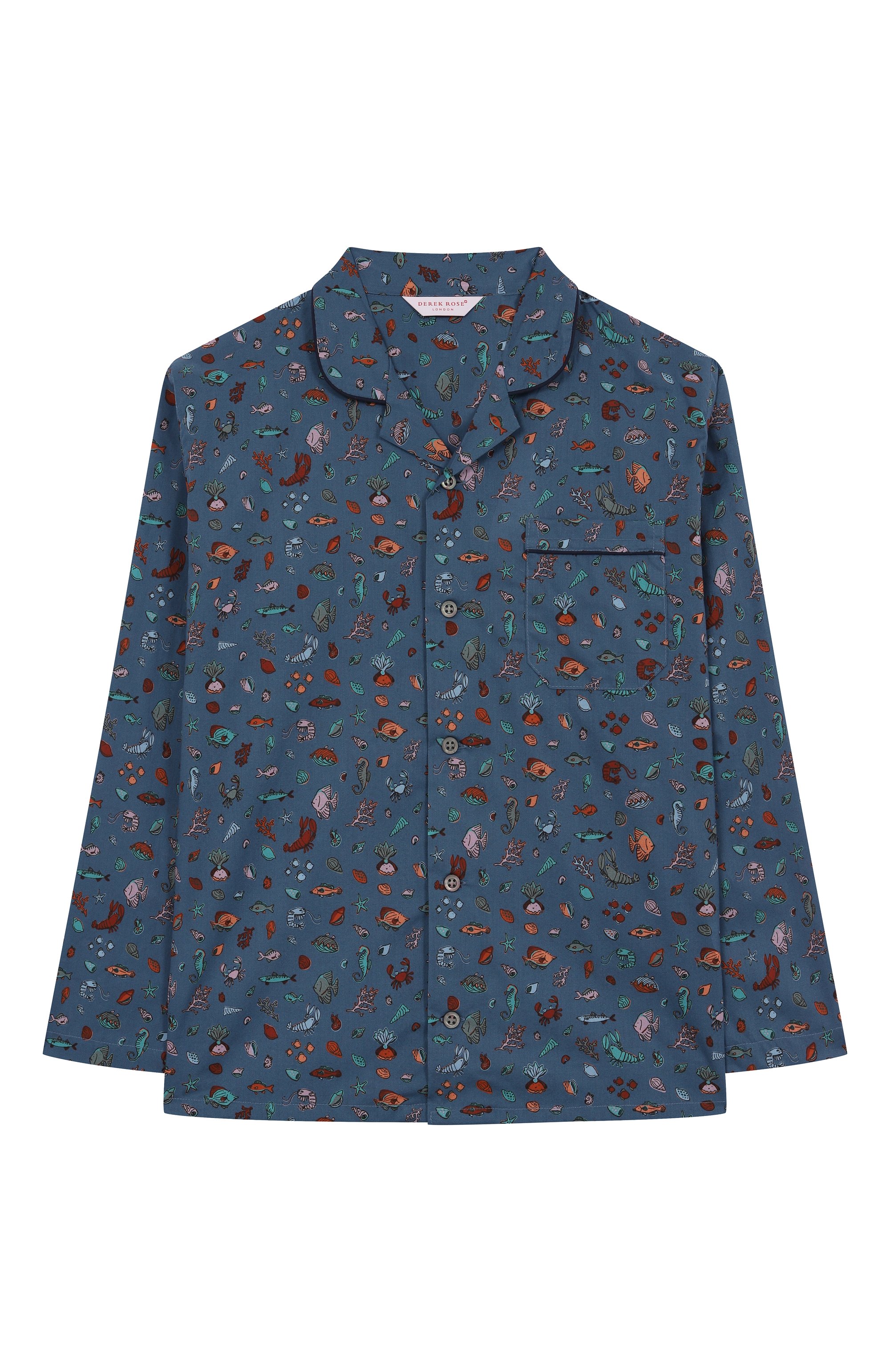 Хлопковая пижама DEREK ROSE, арт. 7025-LEDB082, фото 2