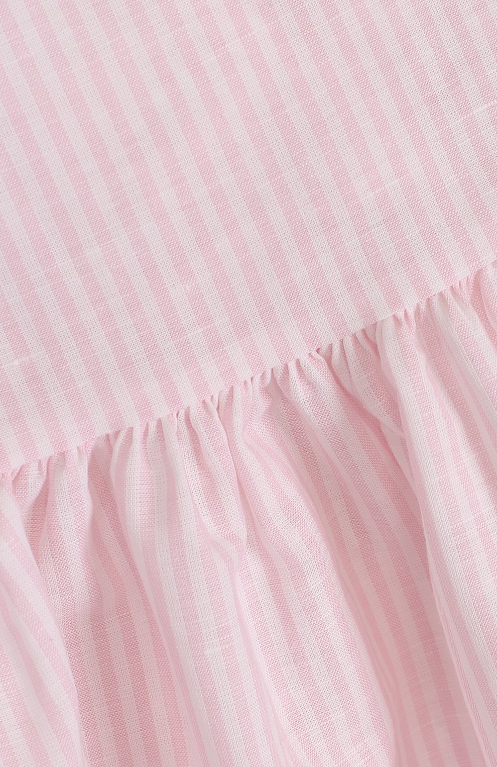 Платье из льна и хлопка с оборками и бантом IL GUFO, арт. P18VM444L1004/2A-4A, фото 3