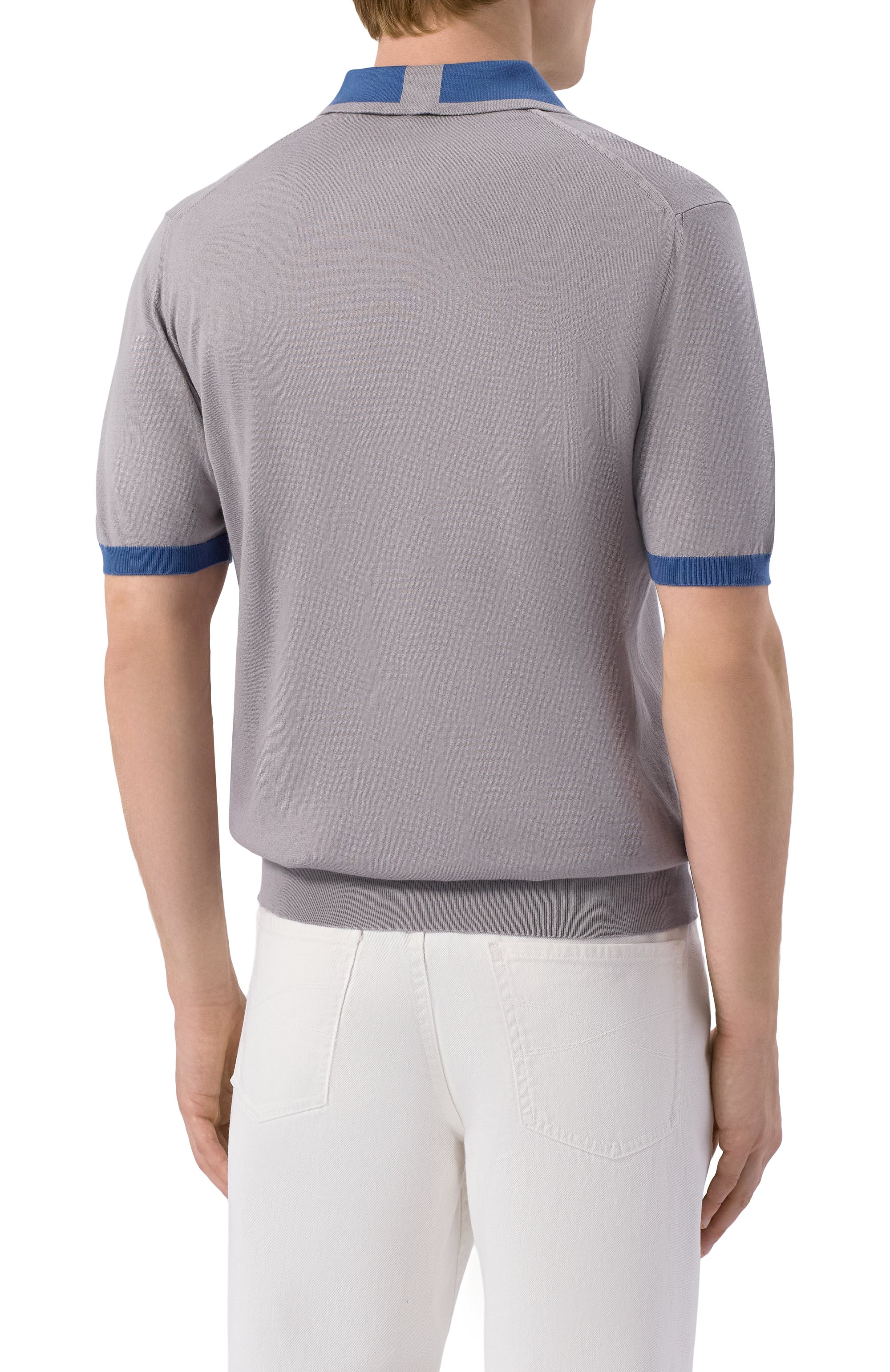 Хлопковое поло KITON, арт. UMK0571, фото 4