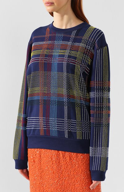 Хлопковый свитшот DRIES VAN NOTEN, арт. 191-11194-7617, фото 3