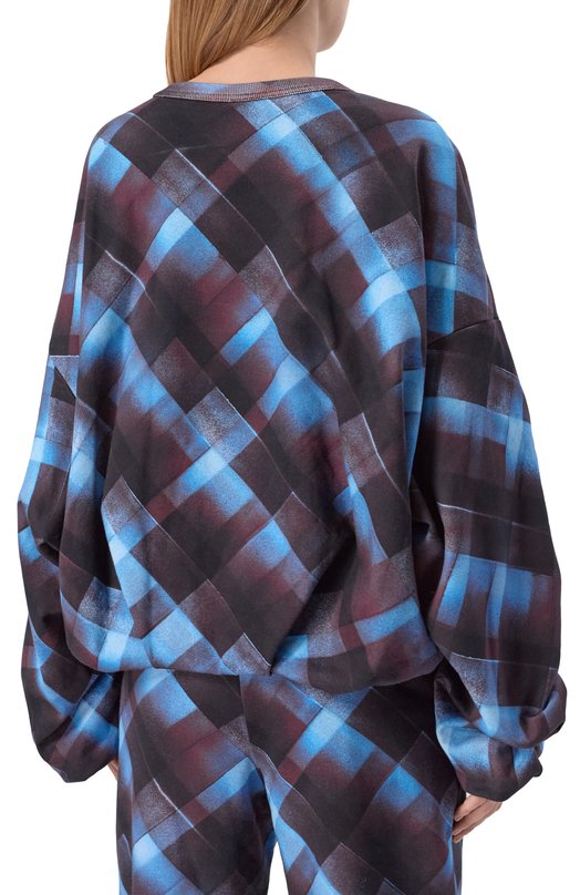 Хлопковый свитшот Dries Van Noten 011141-2614-358 Разноцветный  011141-2614-358 Фото 4