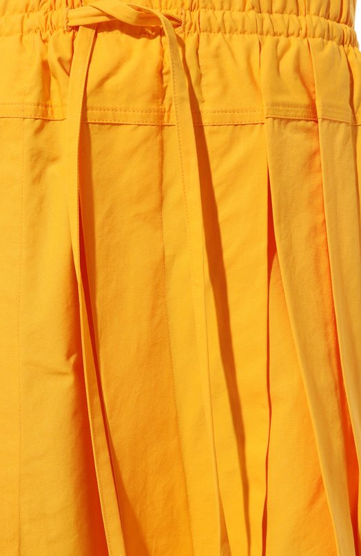 

Хлопковые брюки Jil Sander, Оранжевый