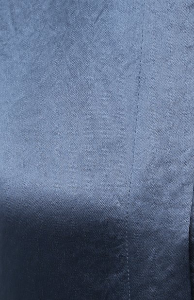 Атласная рубашка ACNE STUDIOS синего цвета по цене 39950 руб., арт. AC0344, фото 5 Атласная рубашка ACNE STUDIOS, арт. AC0344, фото 5