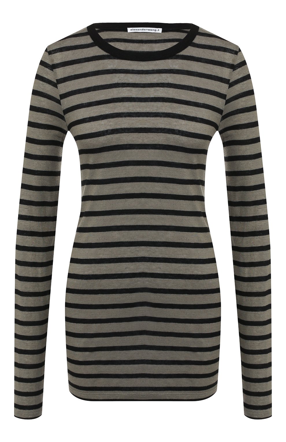 Лонгслив из смеси вискозы и льна ALEXANDERWANG.T, арт. 4CC2191038, фото 1