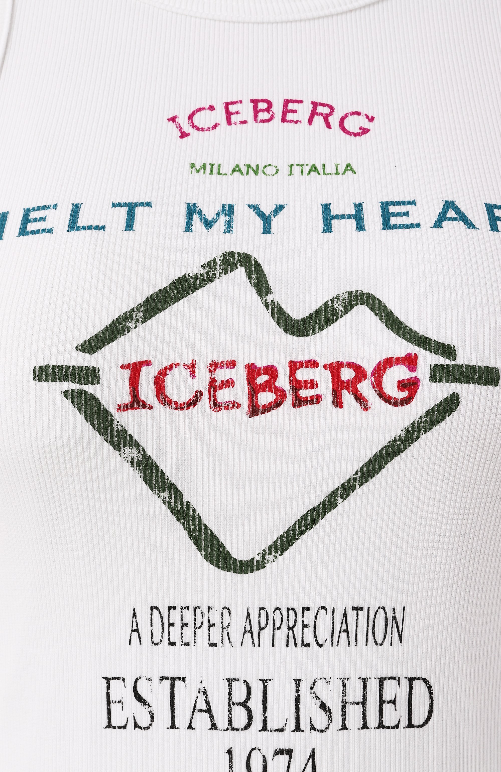 Хлопковая майка ICEBERG, арт. T111/6302, фото 6