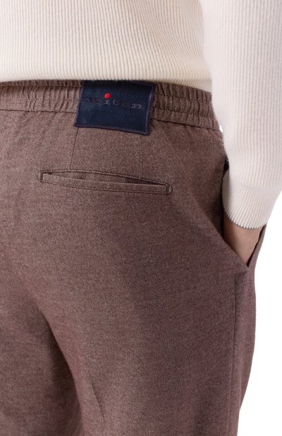 Брюки из хлопка и шерсти KITON, арт. UPLACRK0131H01, фото 5