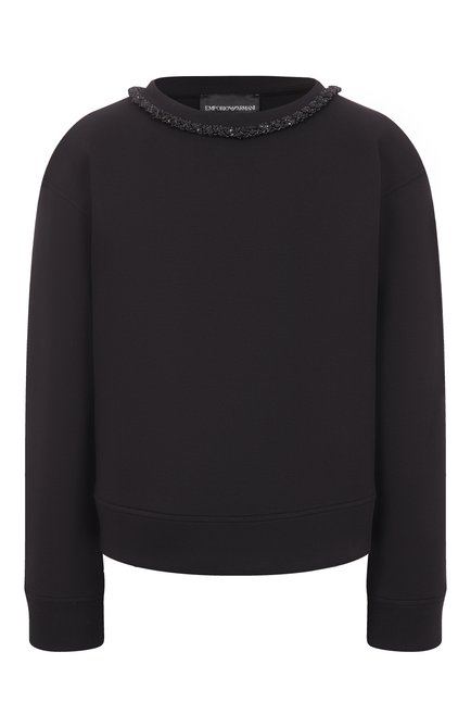 Женский хлопковый свитшот EMPORIO ARMANI, арт. EW001357/AF10002