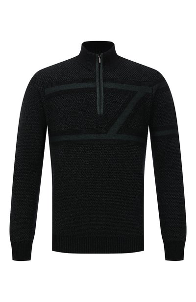 Мужской свитер из шерсти и шелка ZILLI SPORT, арт. MBW-CZ506-PIZS1/ML01