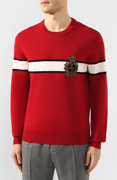 Шерстяной джемпер DOLCE & GABBANA, арт. GX841Z/JAVTH, фото 3