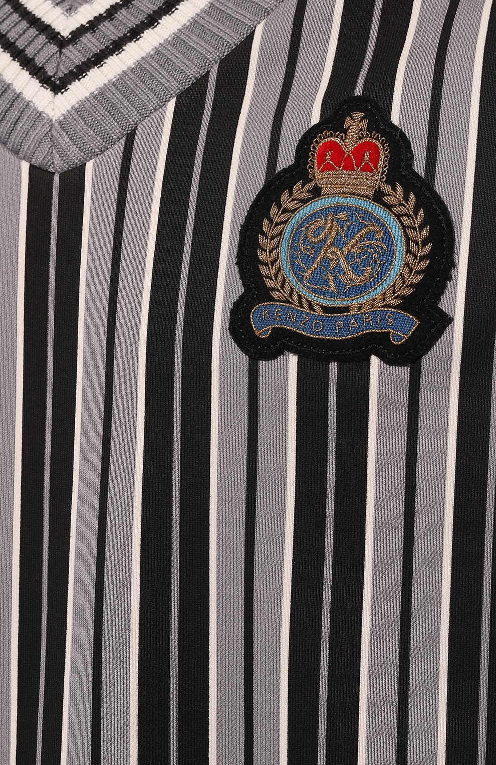 Хлопковый пуловер KENZO, арт. FC65SW4314MC/96, фото 5