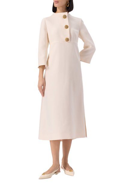 Платье из шерсти и шелка VALENTINO, арт. 6B3VAEU51CF, фото 3