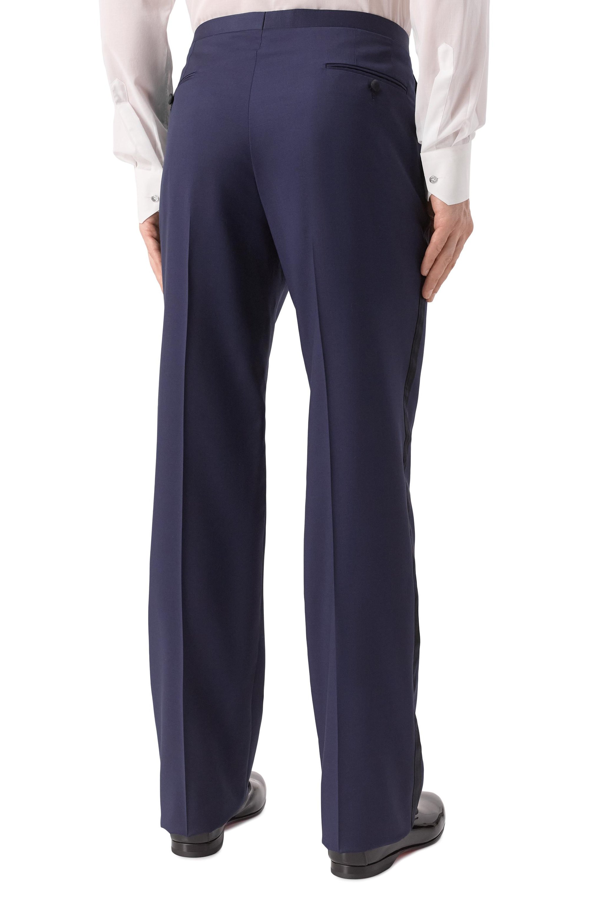 Смокинг из шерсти и шелка KITON, арт. UASM862K0614E17_60-66, фото 5