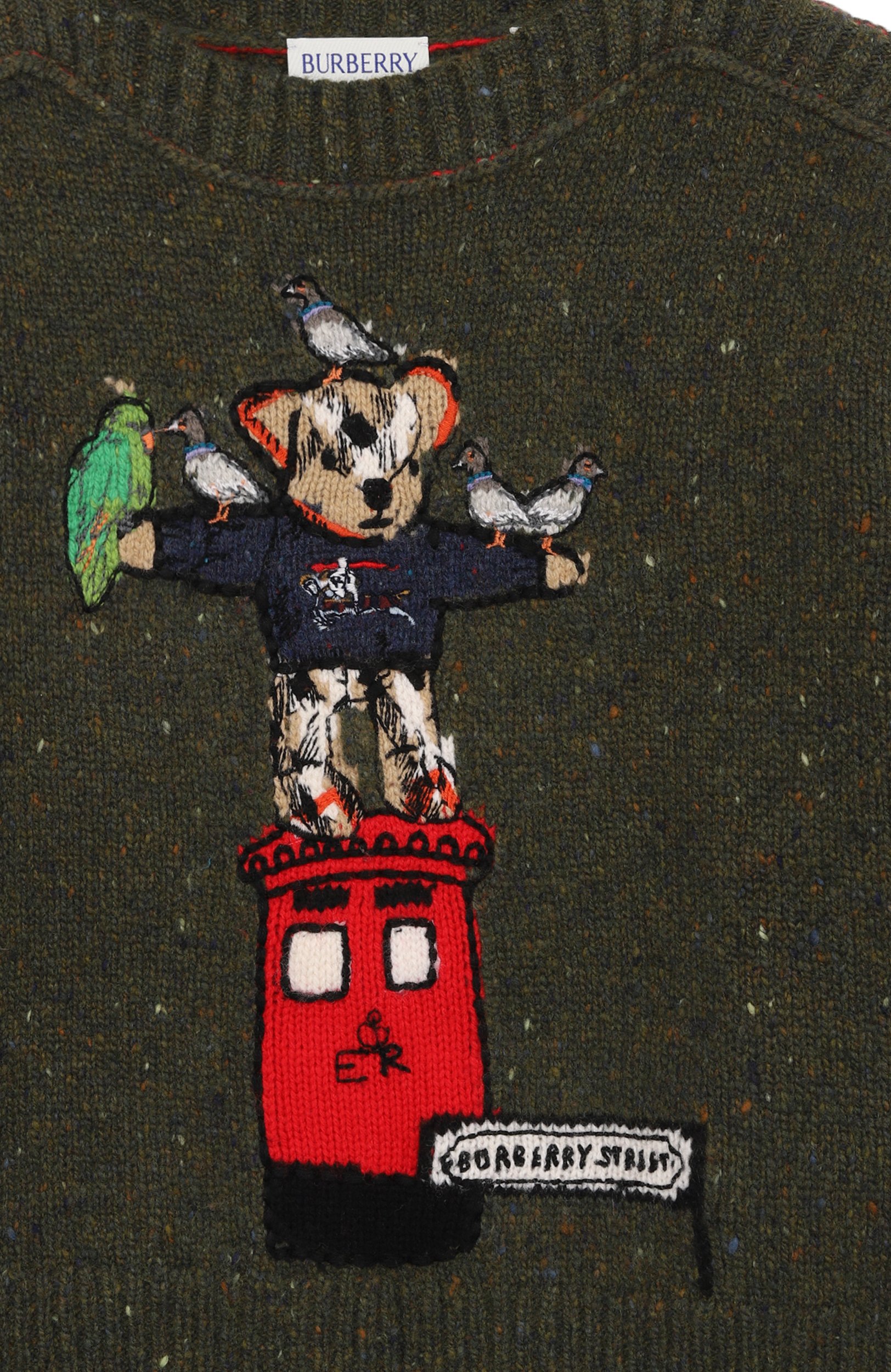 Шерстяной свитер BURBERRY, арт. 8131186, фото 3
