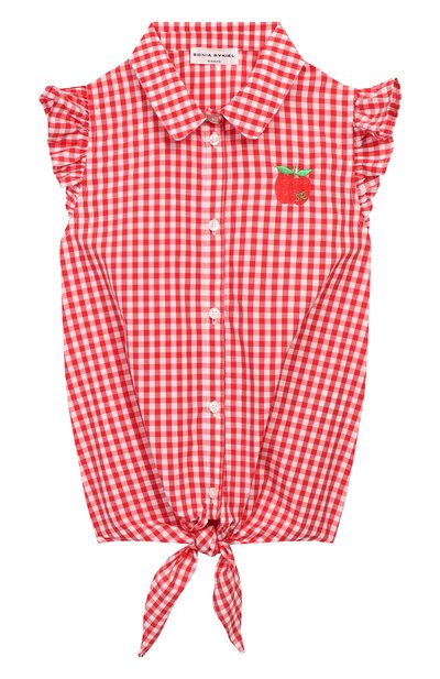 Хлопковая блузка SONIA RYKIEL ENFANT, арт. 20S1SH07, фото 1