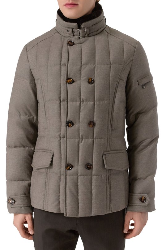 Куртка Siro-L из шерсти и кашемира Moorer SIR0/L Коричневый  SIR0/L Фото 3