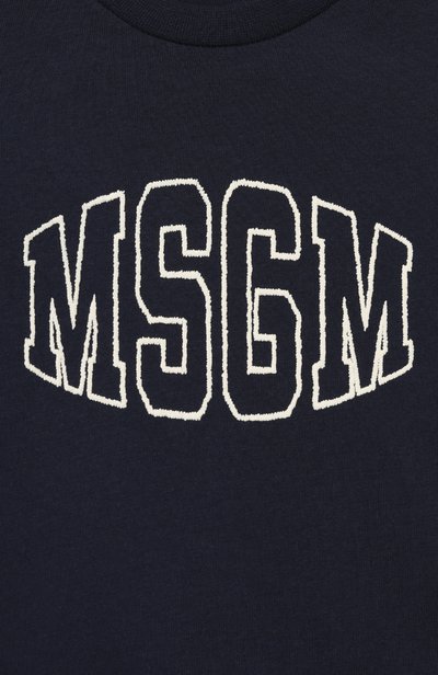 Хлопковый лонгслив MSGM KIDS, арт. F6MSUNTH344, фото 3