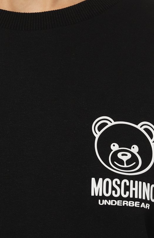 фото Хлопковый свитшот moschino