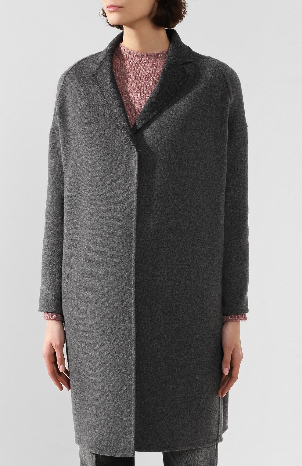 Шерстяное пальто STELLA MCCARTNEY серого цвета по цене 165000 руб., арт. 573928/SMB09, фото 3 Шерстяное пальто STELLA MCCARTNEY, арт. 573928/SMB09, фото 3