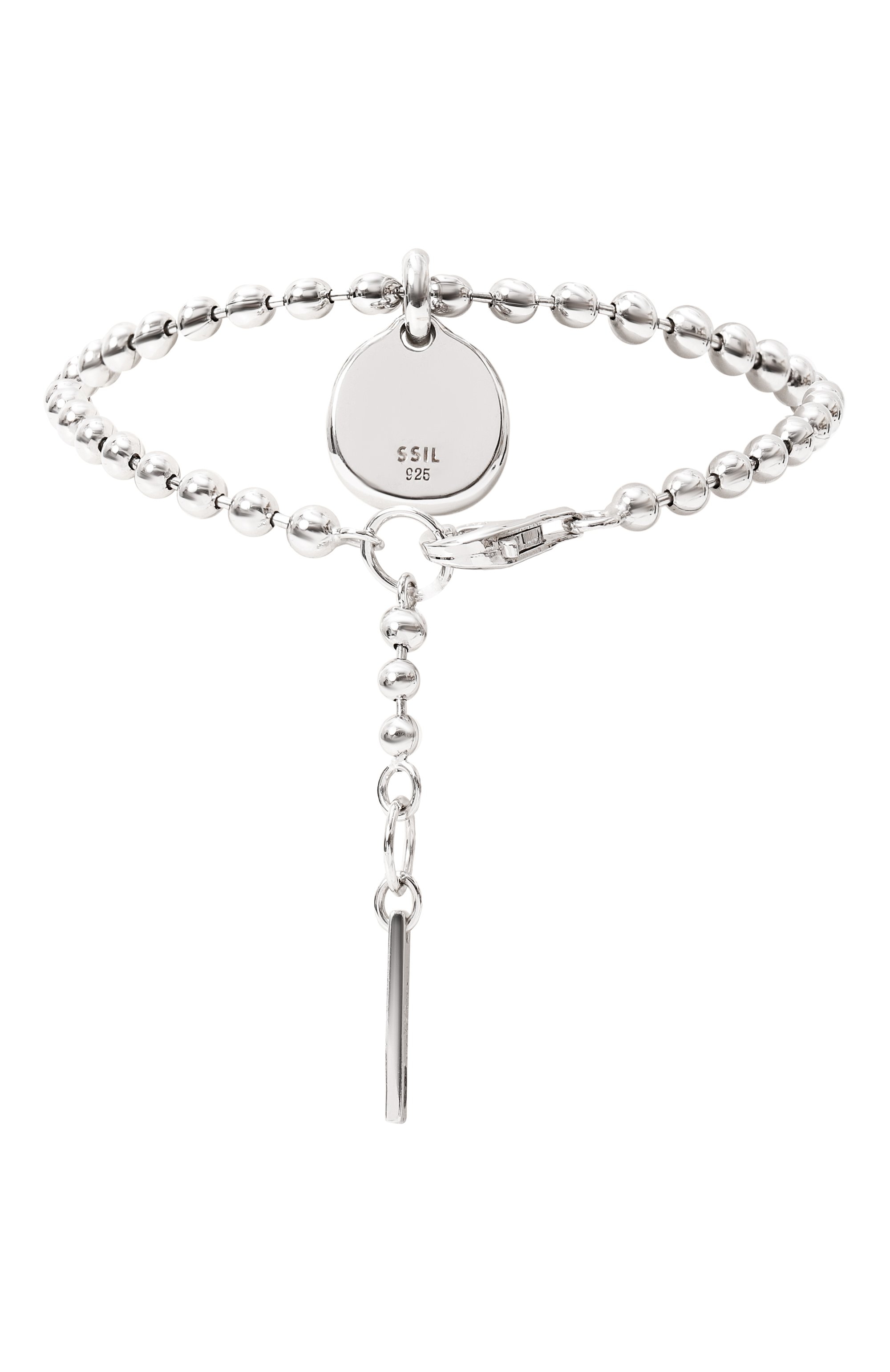 Браслет SSIL серебряного цвета по цене 33350 руб., арт. SS23FBC014CSFFFZZ, фото 3 Браслет SSIL, арт. SS23FBC014CSFFFZZ, фото 3