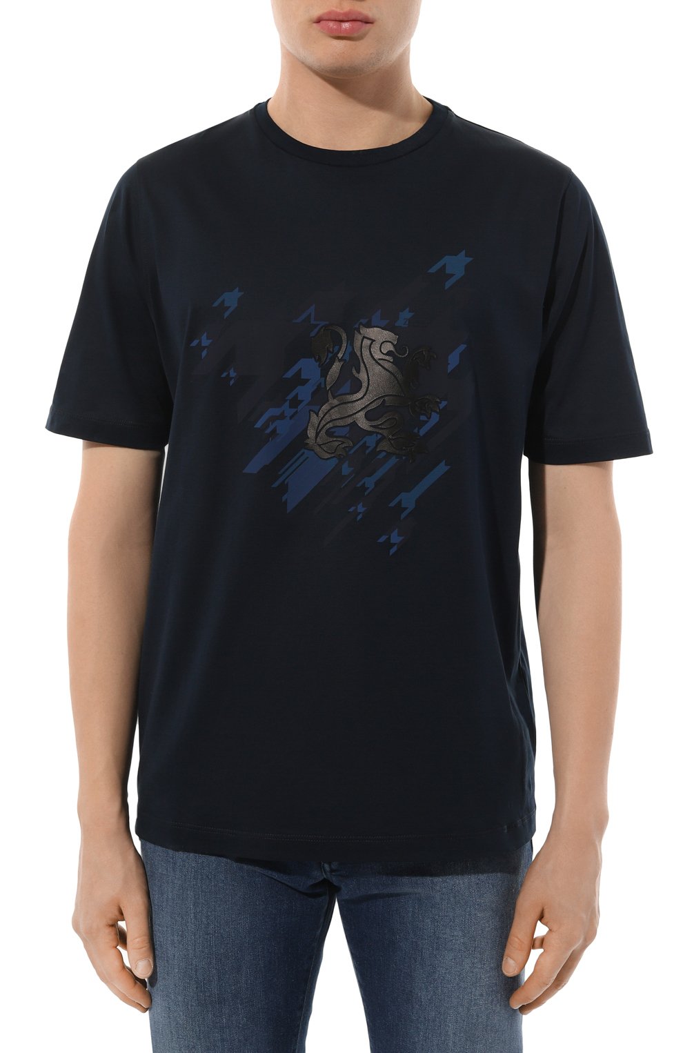 Хлопковая футболка ZILLI, арт. TSR001M0110VPP000, фото 3