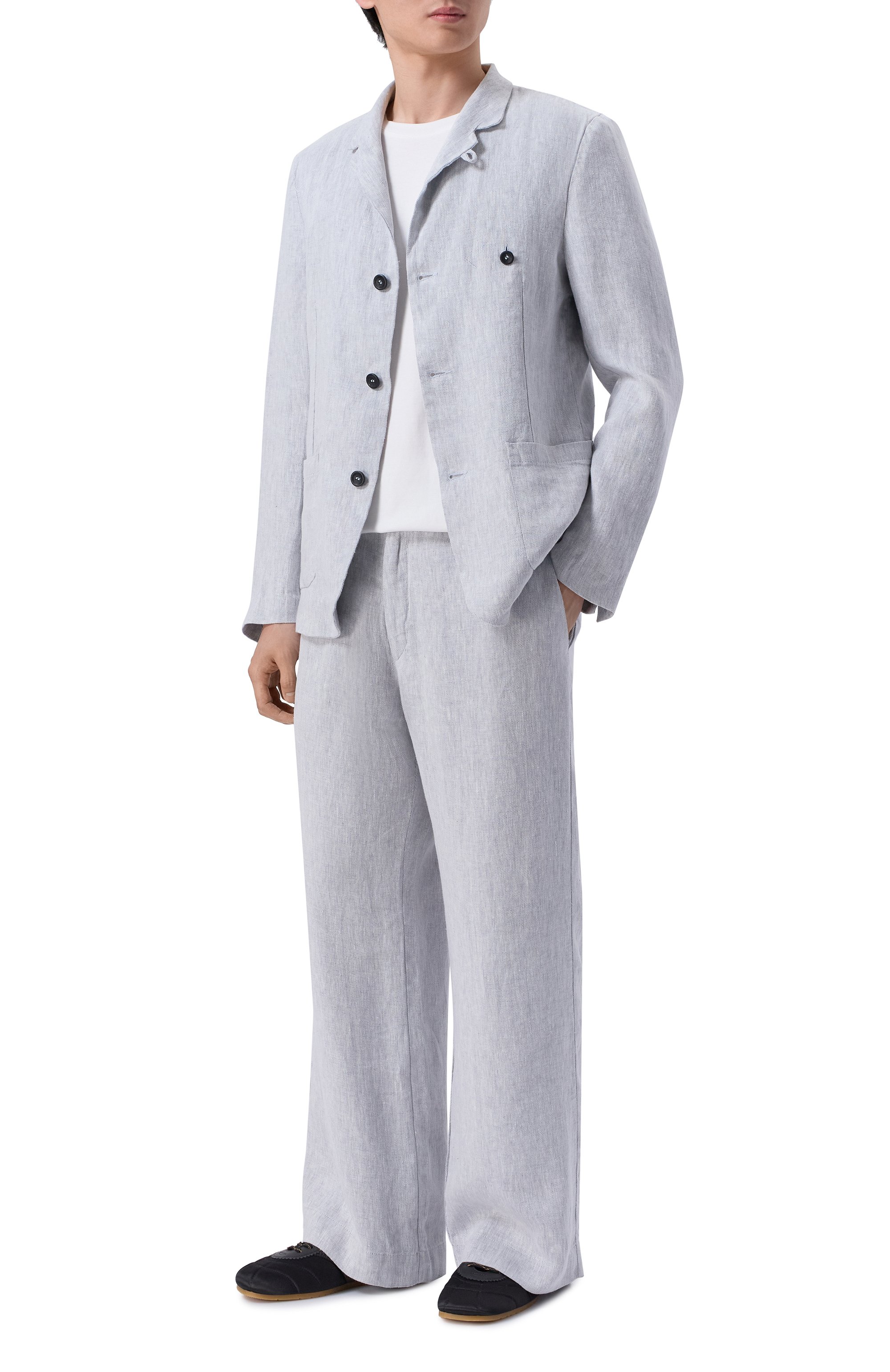 Льняной пиджак HANNES ROETHER, арт. J0P32PE.6048/, фото 2