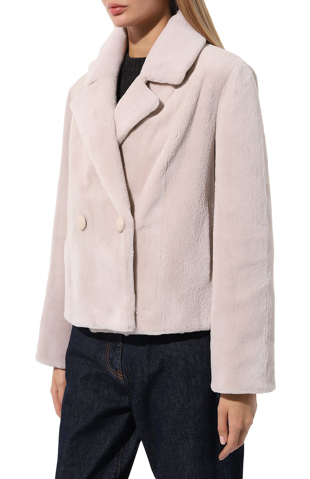 Шуба из меха норки VICTORIA KUSENKOVA бежевого цвета по цене 990000 руб., арт. 741210012620, фото 3 Шуба из меха норки VICTORIA KUSENKOVA, арт. 741210012620, фото 3