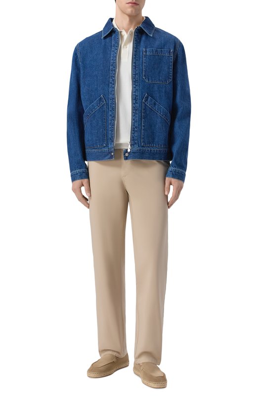 Замшевые эспадрильи Emporio Armani EM005854/AF23967 Бежевый  EM005854/AF23967 Фото 2