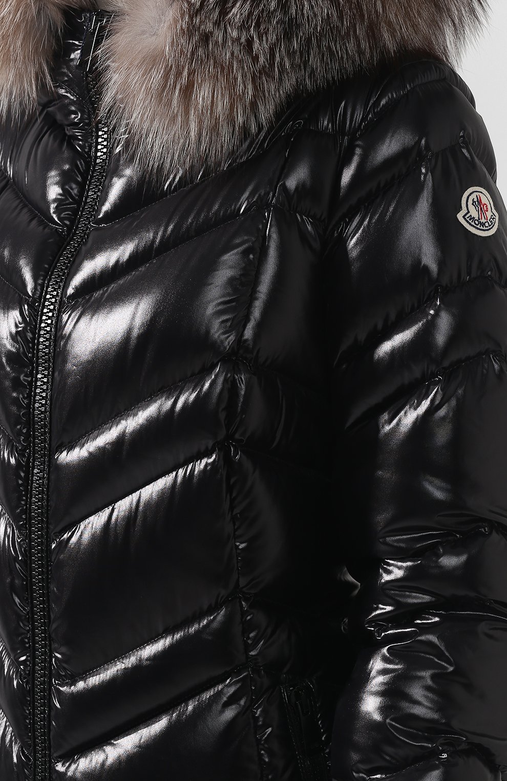 Пуховик с меховой отделкой капюшона MONCLER, арт. D2-093-49344-25-68950, фото 5