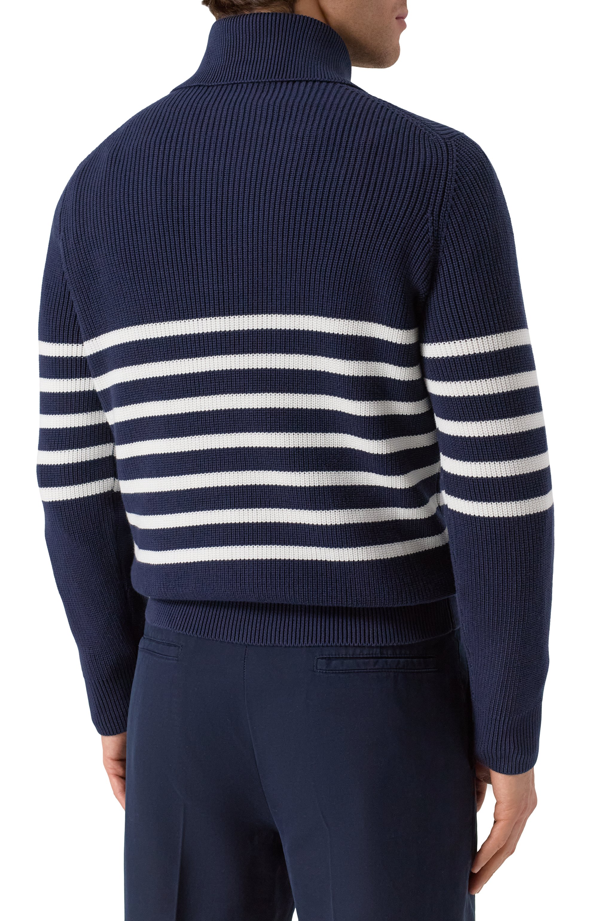 Хлопковый свитер BRUNELLO CUCINELLI, арт. M28709104P, фото 4