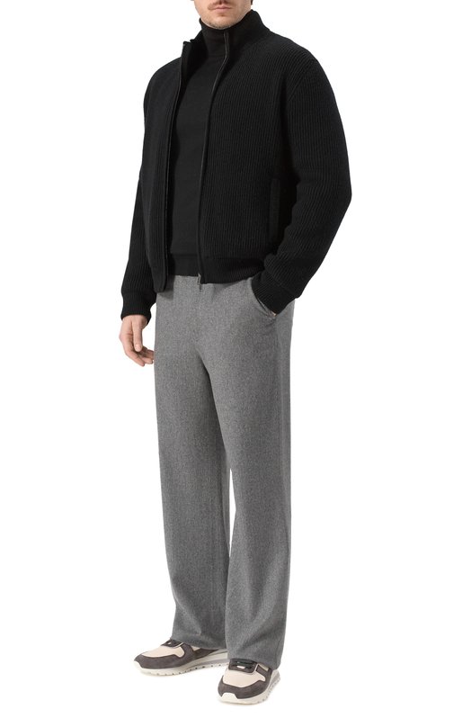 Кашемировые брюки MVST M25.1PM.T009 Серый  M25.1PM.T009 Фото 2