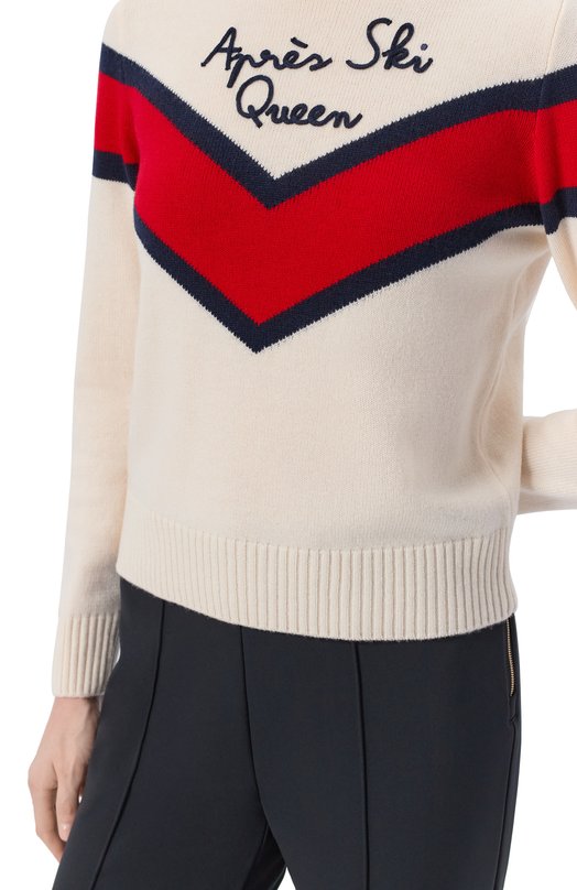 Водолазка из шерсти и вискозы MC2 Saint Barth PEA0001-00995I/PEAK Кремовый  PEA0001-00995I/PEAK Фото 5