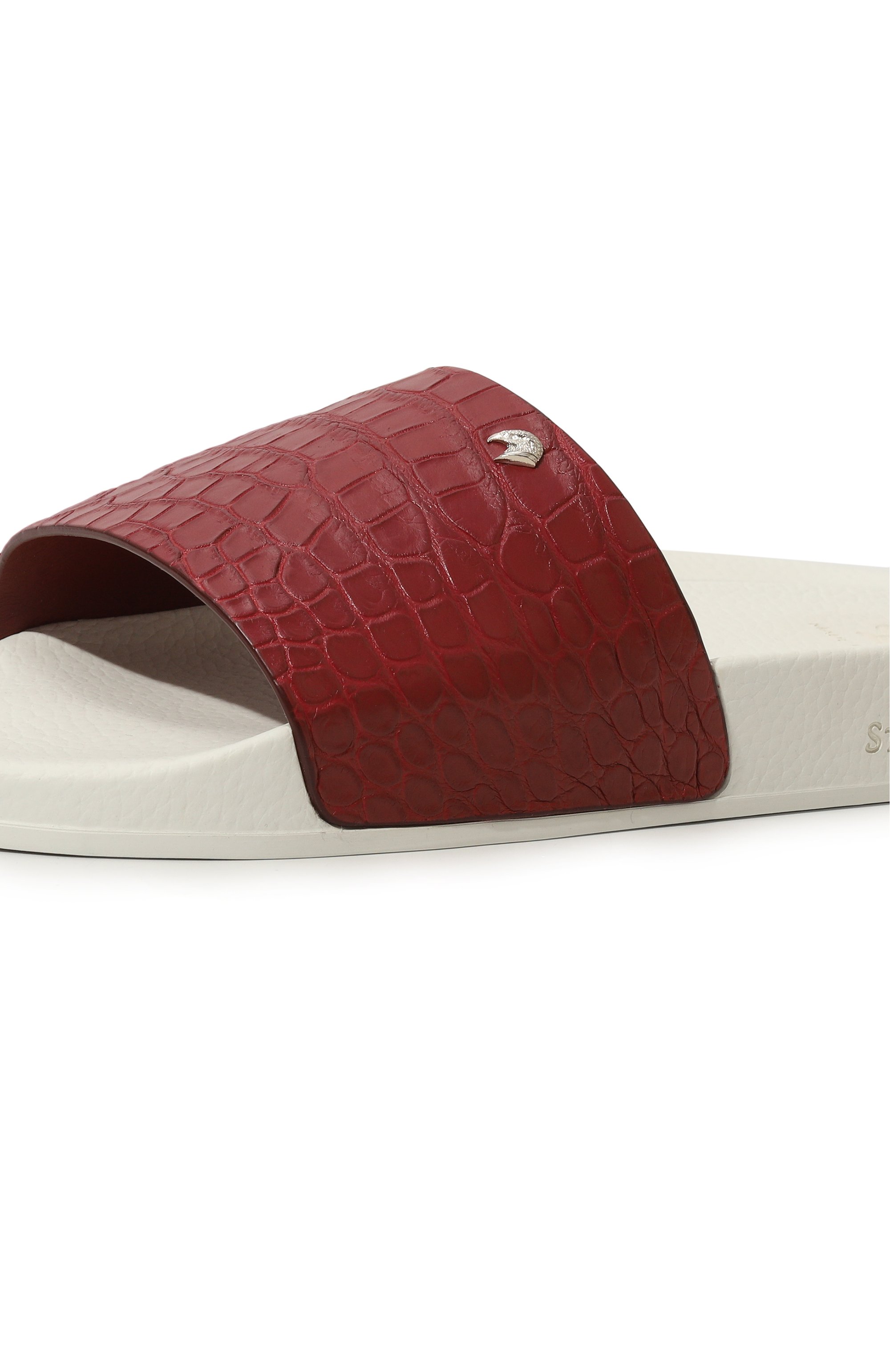 Шлепанцы из кожи крокодила STEFANO RICCI, арт. UG31_G759/R002, фото 7