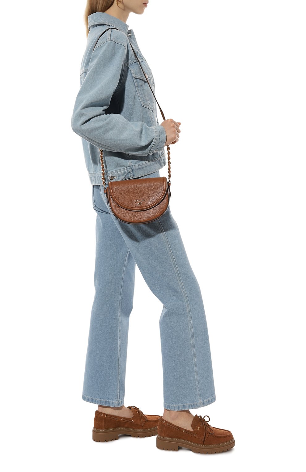 Сумка jet set charm small MICHAEL MICHAEL KORS коричневого цвета по цене 21950 руб., арт. 32T0GT9C6L, фото 7 Сумка jet set charm small MICHAEL MICHAEL KORS, арт. 32T0GT9C6L, фото 7