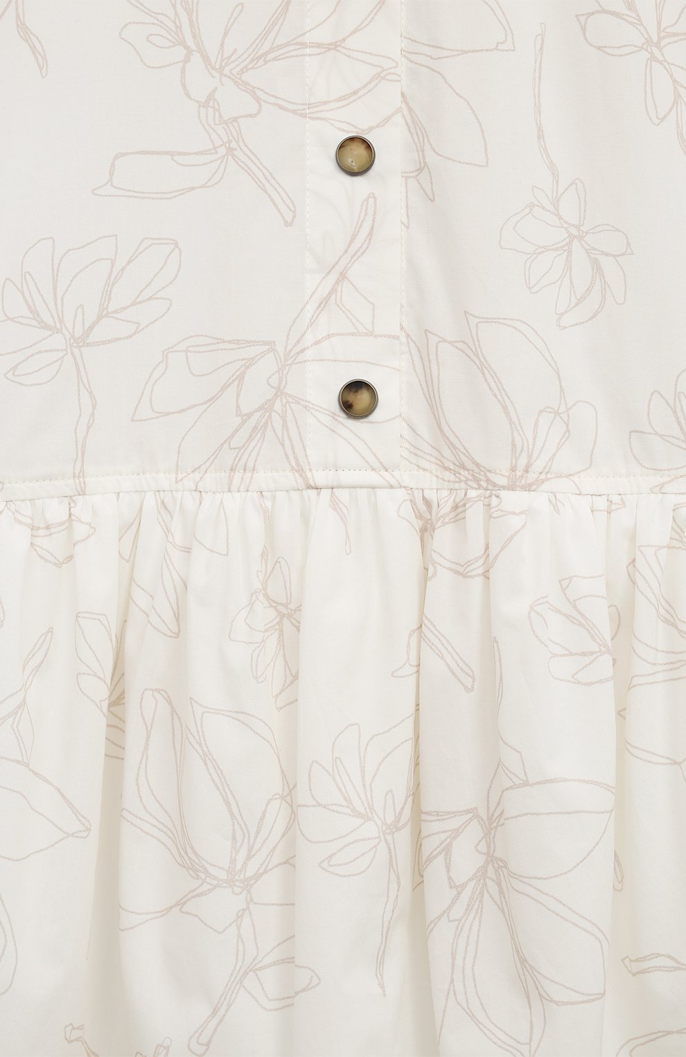 Хлопковое платье BRUNELLO CUCINELLI, арт. BL934A023C, фото 3