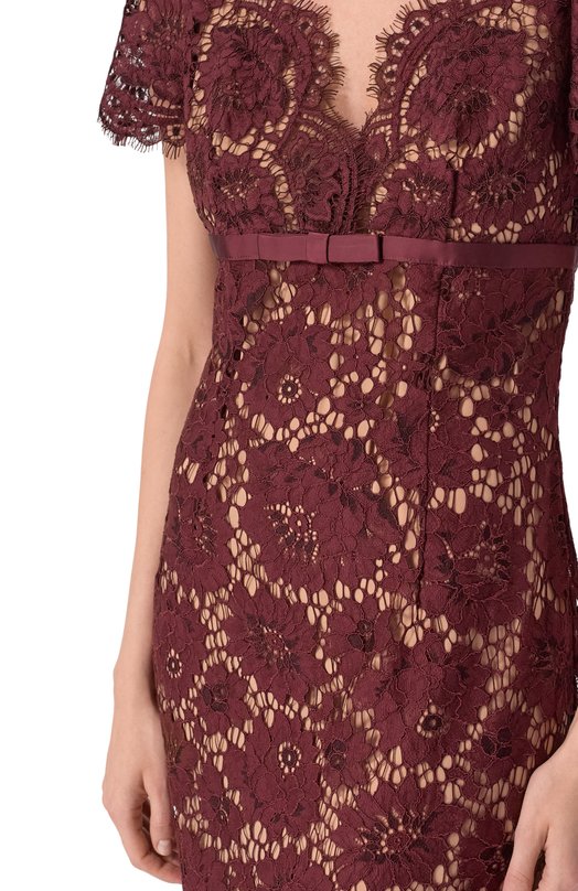 Платье self-portrait AW25096MBU Бордовый  AW25096MBU Фото 4