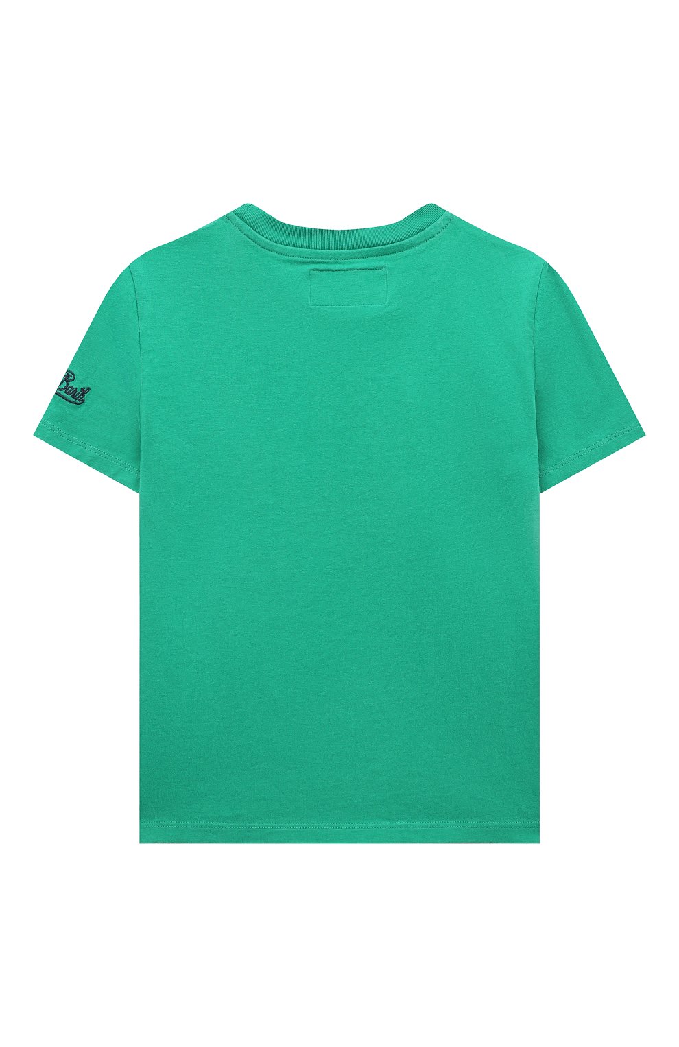 Хлопковая футболка MC2 SAINT BARTH зеленого цвета по цене 8820 руб., арт. STBK CAMER0N/CAM0001/01137C, фото 2 Хлопковая футболка MC2 SAINT BARTH, арт. STBK CAMER0N/CAM0001/01137C, фото 2