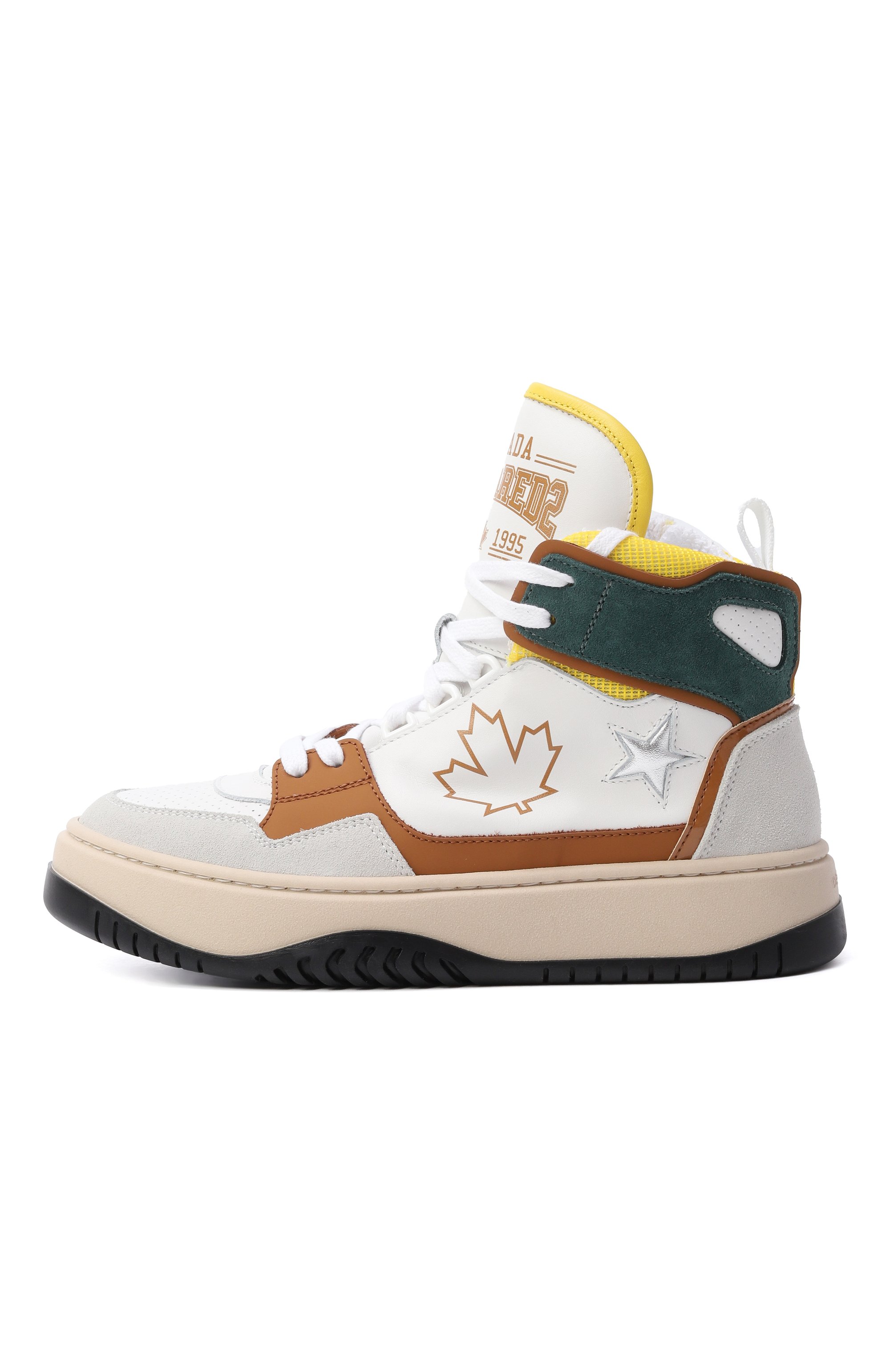 Кожаные кеды DSQUARED2, арт. 82782/VAR2, фото 2