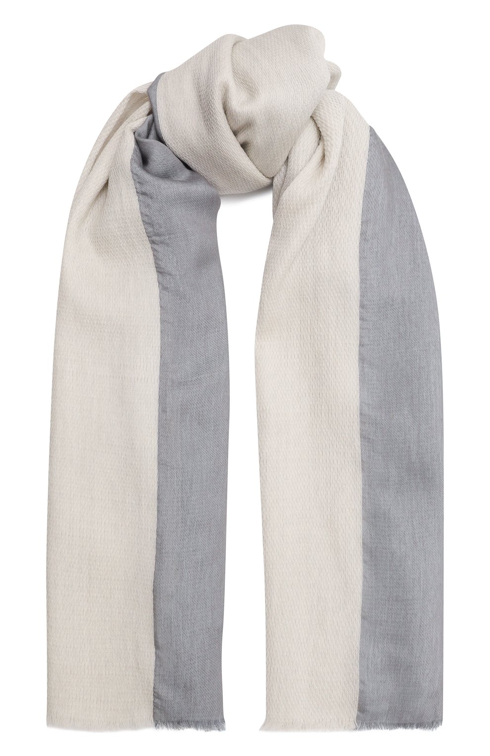 Шарф из шерсти и вискозы GIORGIO ARMANI голубого цвета по цене 53600 руб., арт. 795216/3F128, фото 1 Шарф из шерсти и вискозы GIORGIO ARMANI, арт. 795216/3F128, фото 1