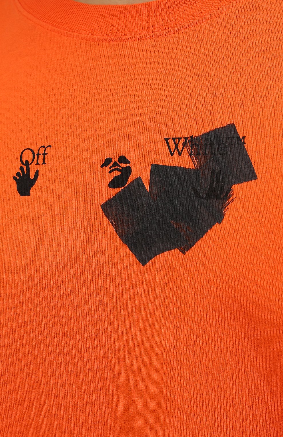 Хлопковая футболка OFF-WHITE, арт. 0MAA038F21JER008, фото 5