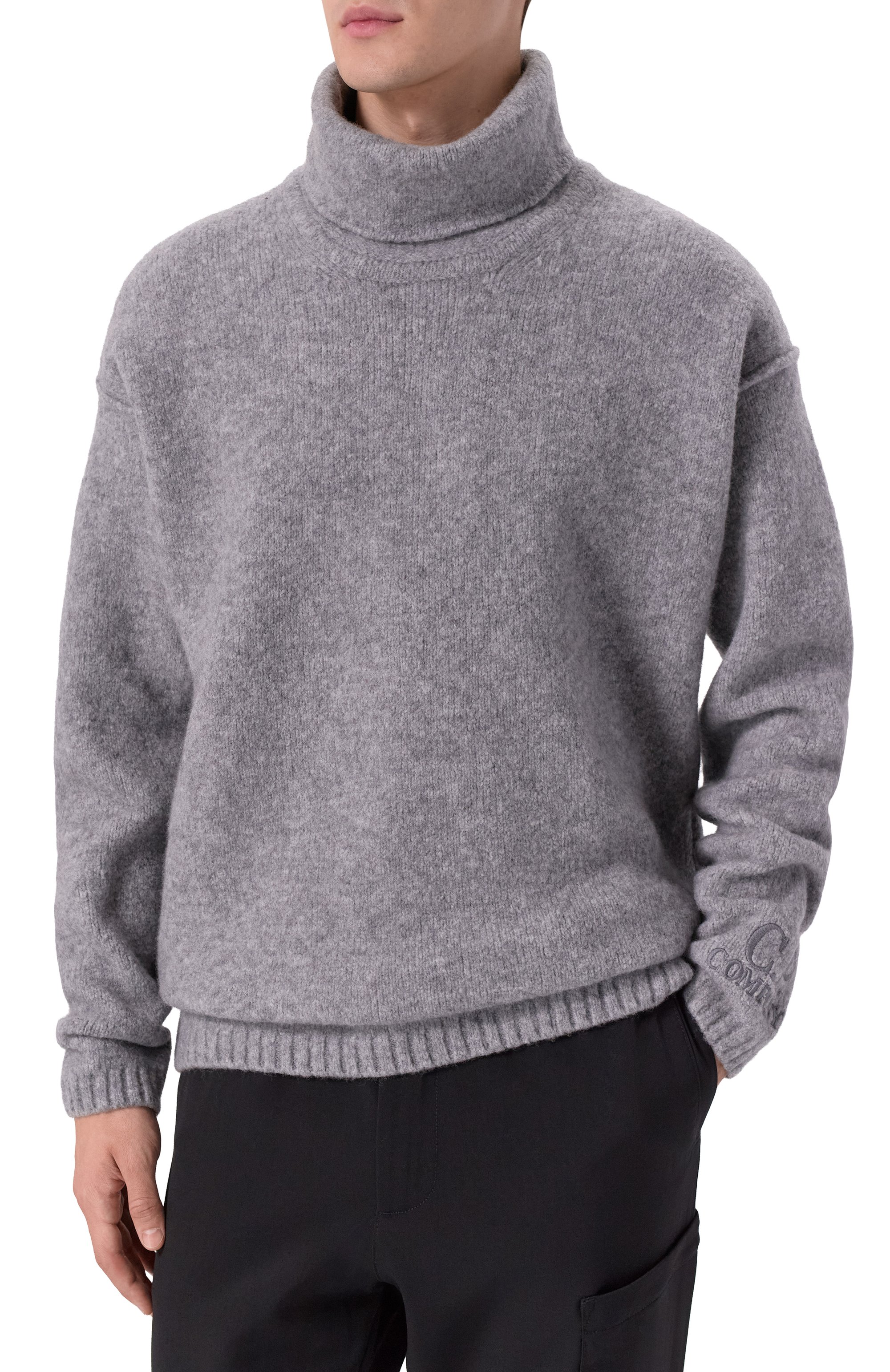 Шерстяной свитер C.P. COMPANY, арт. 19CMKN281A110509A, фото 3