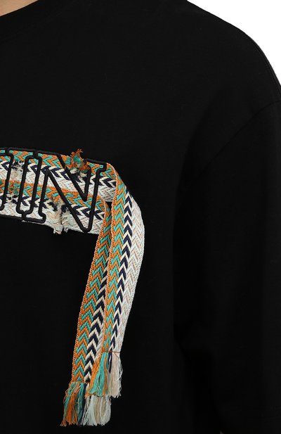 Хлопковая футболка LANVIN, арт. RM-TS0009-J198-P22, фото 5