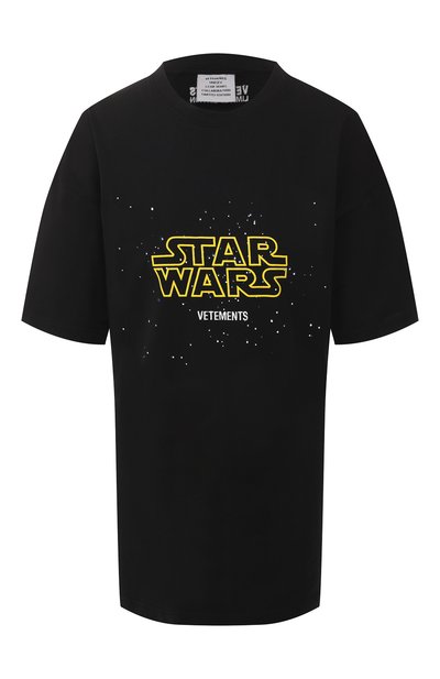 Женская хлопковая футболка star wars x vetements VETEMENTS, арт. USW21TS001 1600/W