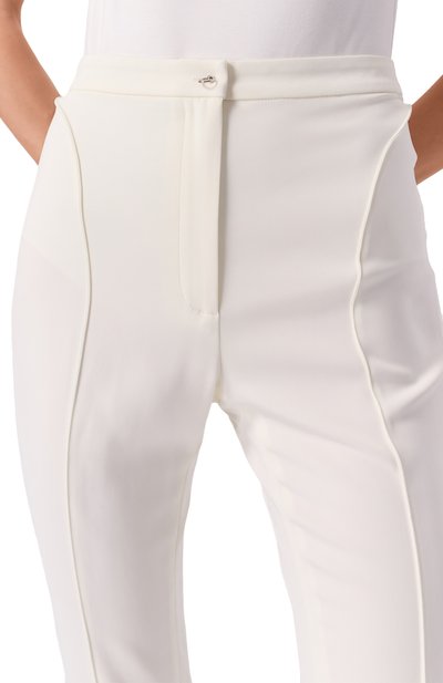 Брюки из вискозы MUGLER молочного цвета по цене 122500 руб., арт. 25P1PA0440470, фото 5 Брюки из вискозы MUGLER, арт. 25P1PA0440470, фото 5