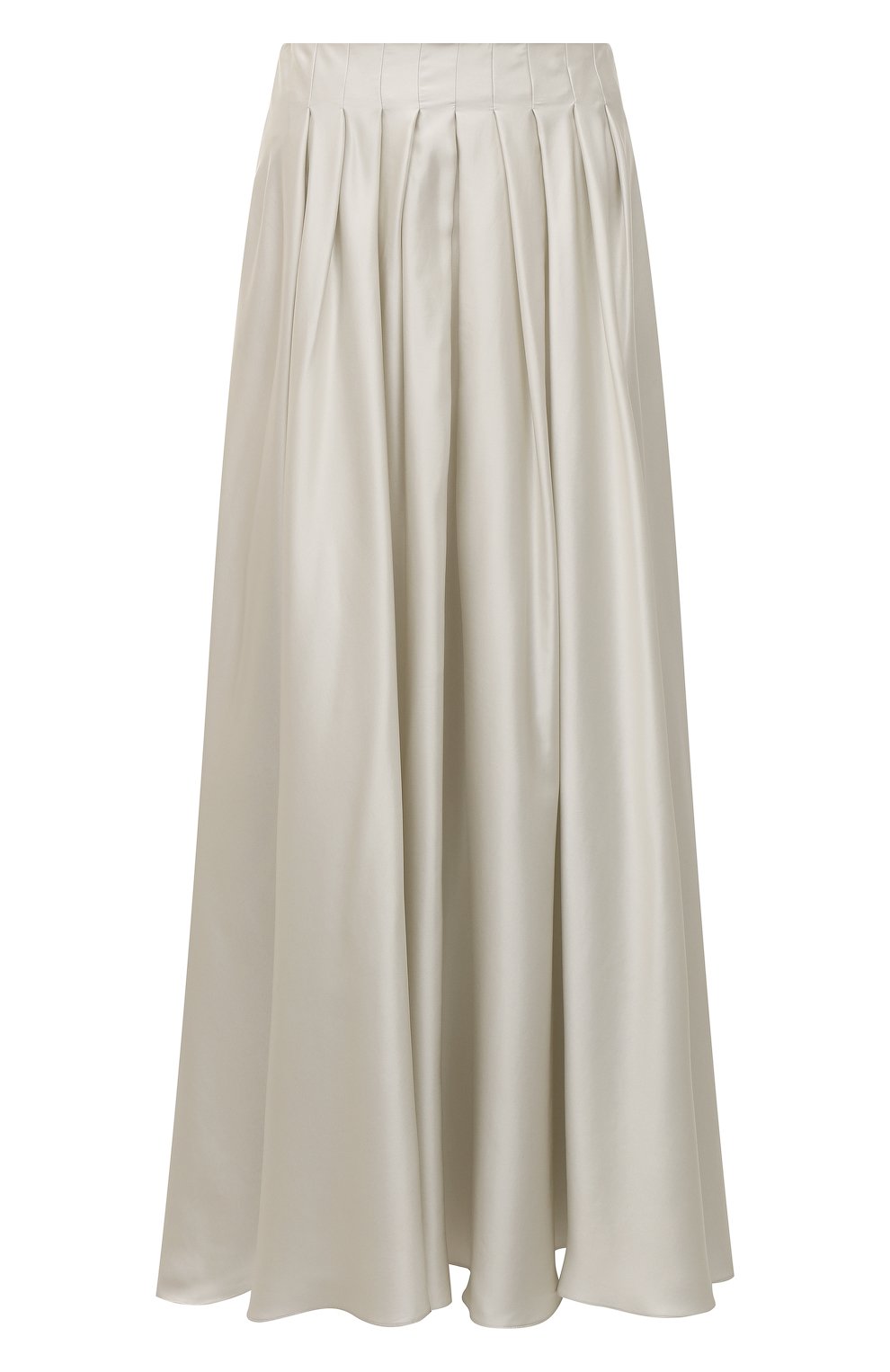 Шелковая юбка GIORGIO ARMANI кремового цвета по цене 299500 руб., арт. 2SHNN068/T036A, фото 1 Шелковая юбка GIORGIO ARMANI, арт. 2SHNN068/T036A, фото 1