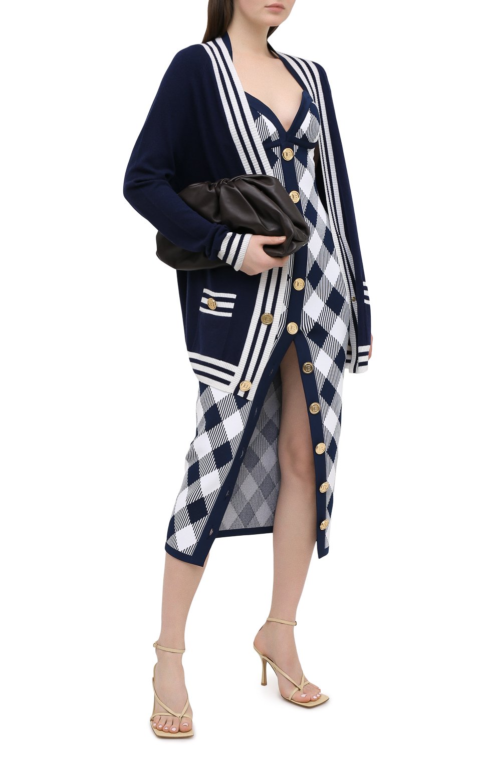 Кардиган из шерсти и кашемира BALMAIN, арт. VF13405/K225, фото 2