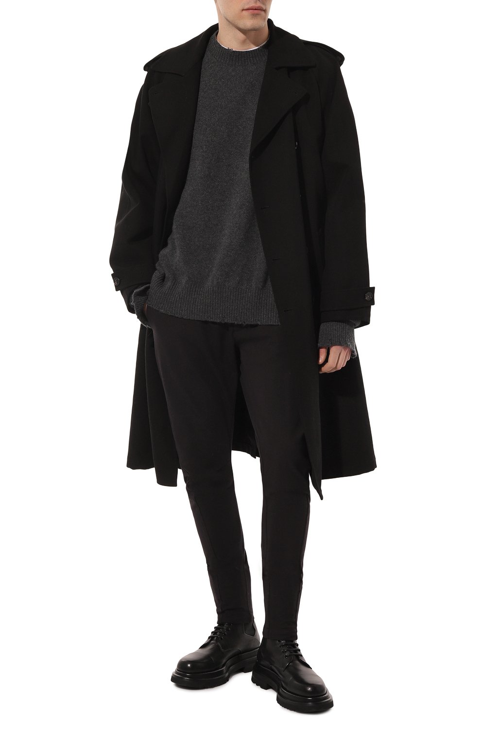 Брюки из хлопка и вискозы KAZUYUKI KUMAGAI черного цвета по цене 54750 руб., арт. AP22-001, фото 2 Брюки из хлопка и вискозы KAZUYUKI KUMAGAI, арт. AP22-001, фото 2